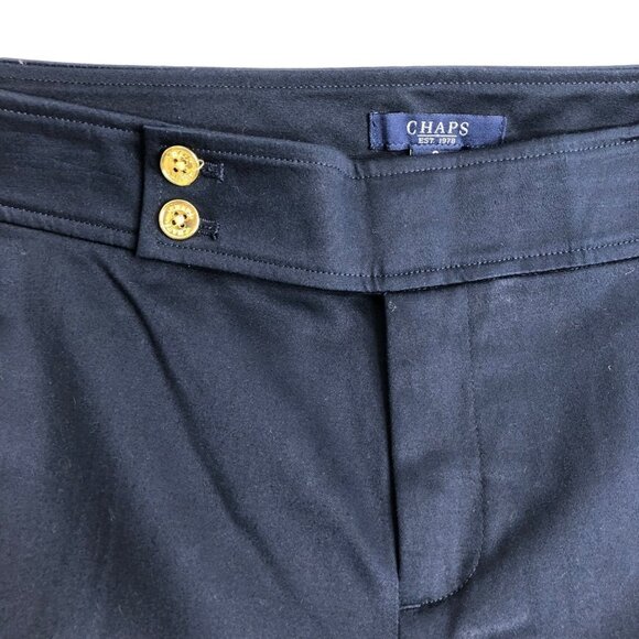 CHAPS NAVY‎ BLUE SHORTS SZ 6 NEW WITH TAG - Picture 3 of 8
